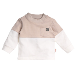 Bess Shirt Colourblock - Offwhite