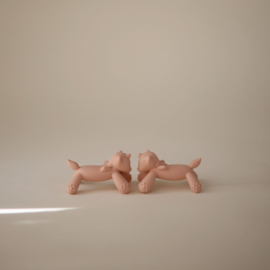 Mushie Figurine Teethers Unicorn - Blush