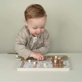 Little Dutch Geluidenpuzzel Hout - Forest Friends FSC