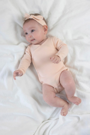 Feetje Wikkelromper Rib - Roze