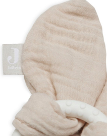 Jollein Bijtring Siliconen Bunny Ears - Nougat