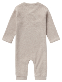 Noppies Playsuit Rib nevis - Taupe melange