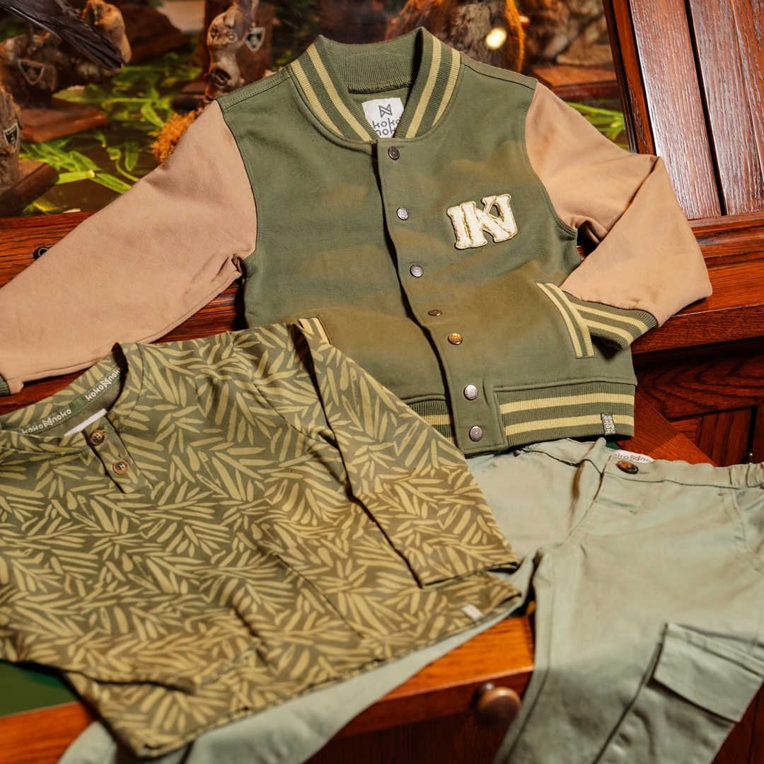 Koko Noko Broek Loose Fit Cargo - Green