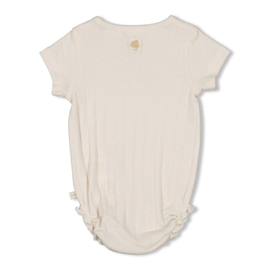 Feetje Romper Pointelle Rib Offwhite - Starfish Wishes