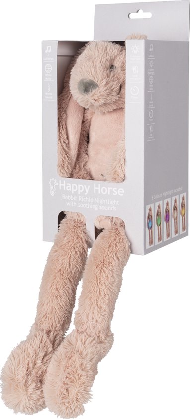Happy Horse Ritchie Nightlight with Soothing Sounds - Beige