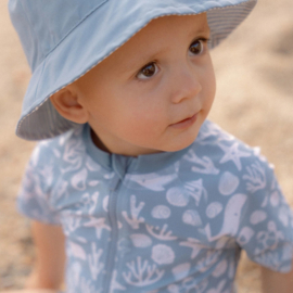 Little Dutch Zwempak korte mouw -  Sea Life Ocean Blue