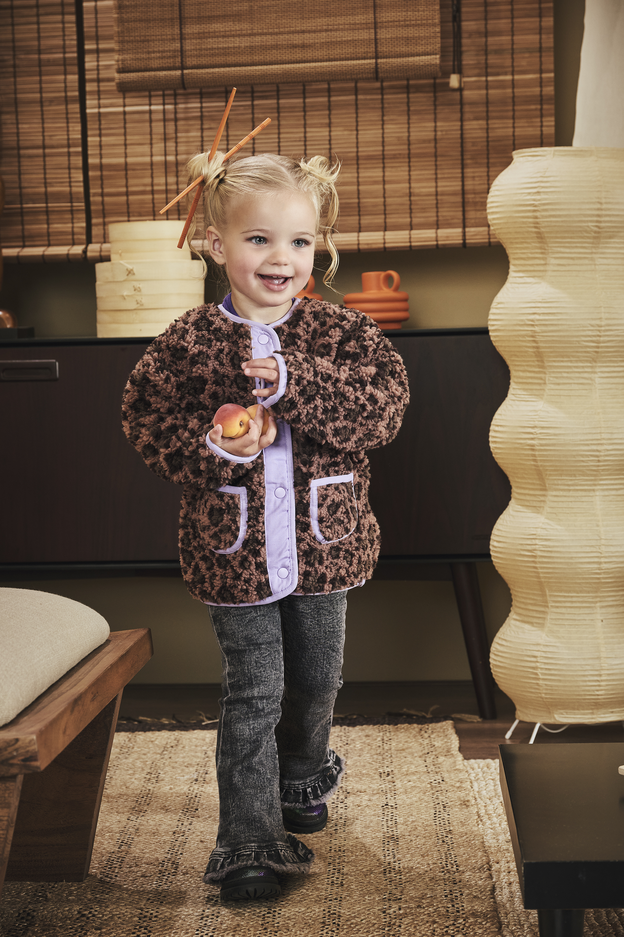 Z8 Teddy Jas Liene - AOP Amber Brown