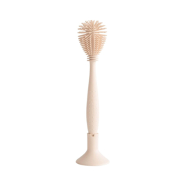 Mushie Silicone Baby Bottle Brush - Shifting Sand