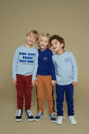Sturdy Broek Kobalt - Waves and Whales