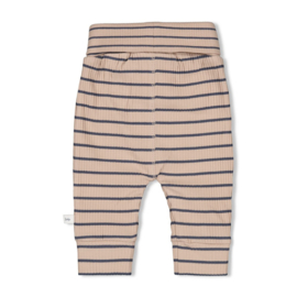Feetje Broek Rib Streep Taupe - Narwal