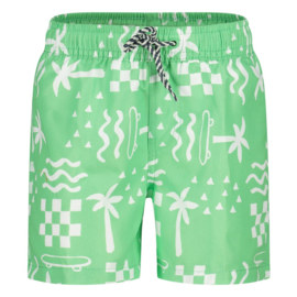 Sturdy Zwemshort AOP Licht Groen - Explore More