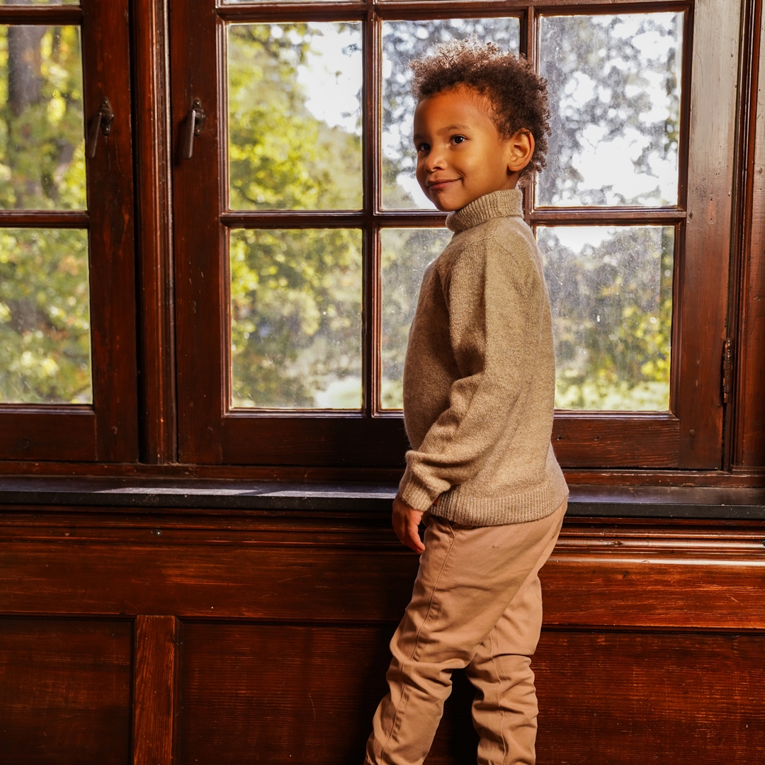 Koko Noko Sweater Col - Dark Sand