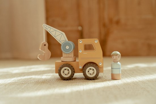 Little Dutch Houten Kraanwagen - FSC