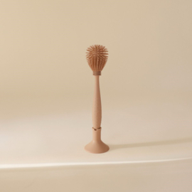 Mushie Silicone Baby Bottle Brush - Naturel