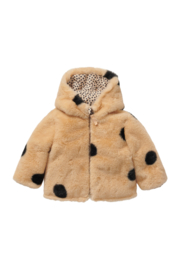 Noppies Girls Jacket Metairie Allover Print - Wheat