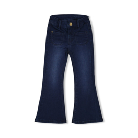 Jubel Flared Jeans Donkerblauw Denim