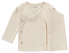 Noppies Overslagshirt Rib Nanyuki - Oatmeal Melange