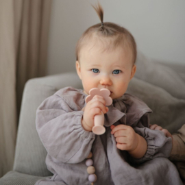 Mushie Training Toothbrush Flower - Blush