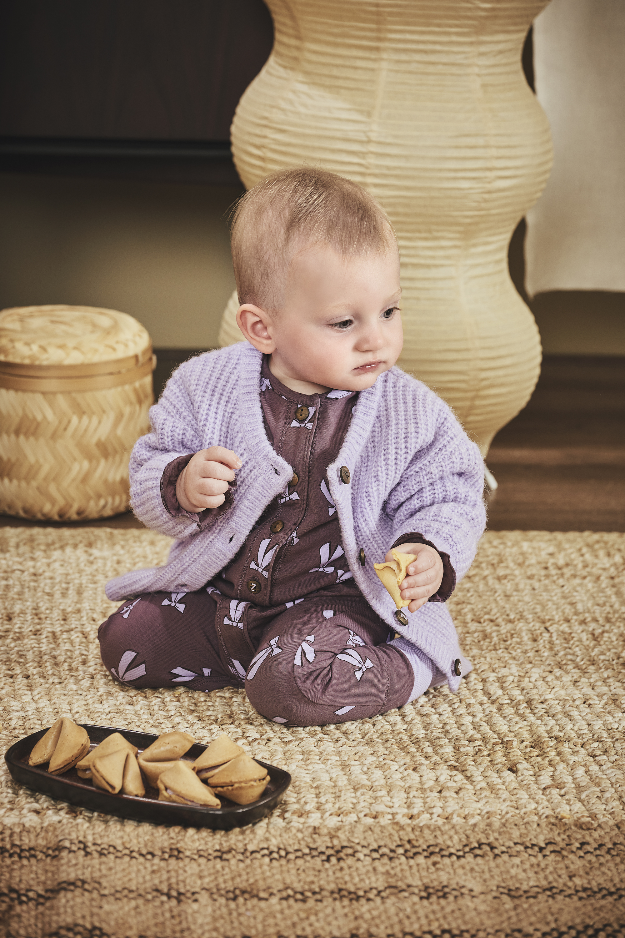 Z8 Knitted Vest Yanou - Morning Violet