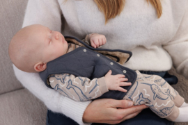Feetje Omkeerbaar Teddy Gilet Blauwgrijs - Narwal