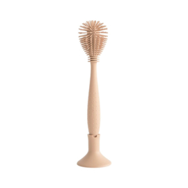 Mushie Silicone Baby Bottle Brush - Naturel