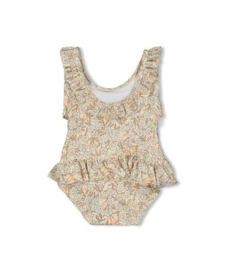Feetje badpak AOP Creme - Flower Field