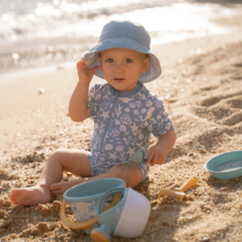 Little Dutch Zwempak korte mouw -  Sea Life Ocean Blue