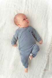 Bess Suit Striped - Pinstriped Blue