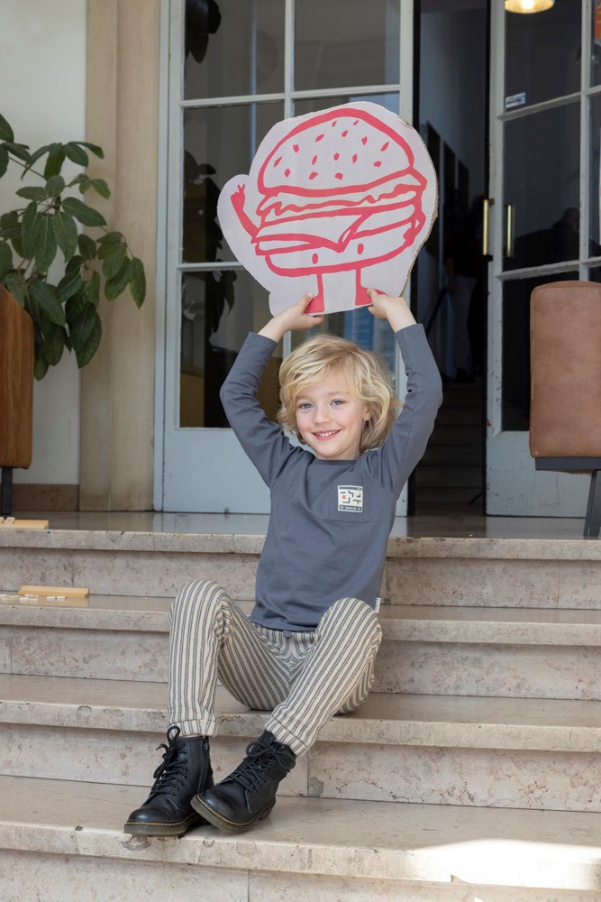 Sturdy Broek Streep Zand - Couch Club