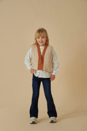 Jubel Flared Jeans Donkerblauw Denim