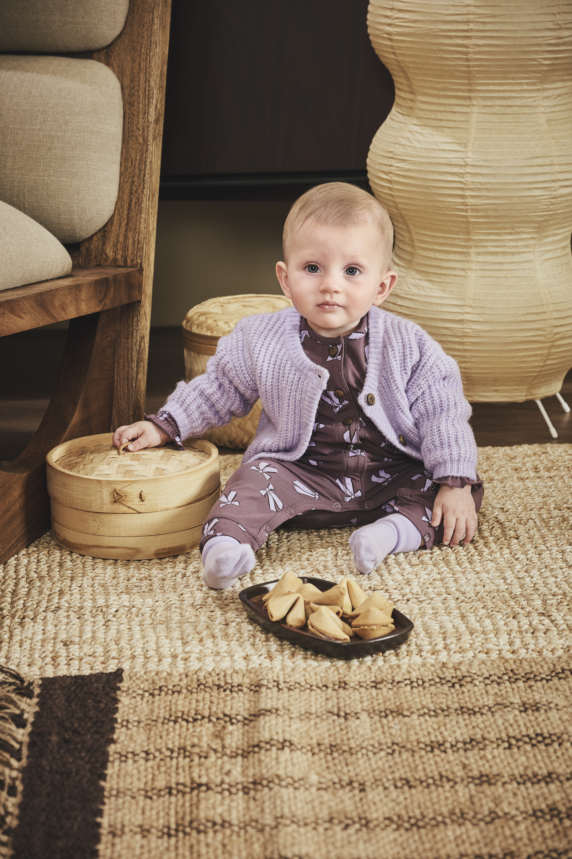 Z8 Knitted Vest Yanou - Morning Violet