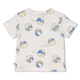 Feetje T-Shirt AOP Offwhite - Pool Time