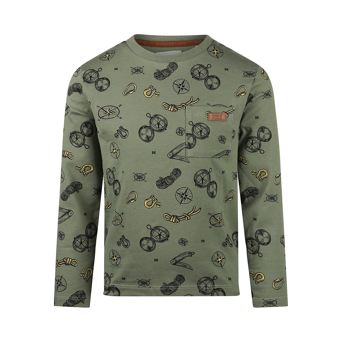 Koko Noko Longsleeve Print - Green