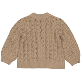 Levv Knitted Cardigan Mina - Taupe