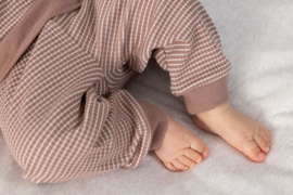 Feetje pyjama wafel bruin