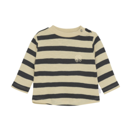Noppies Longsleeve Safa - Stripe Pattern Wood Ash