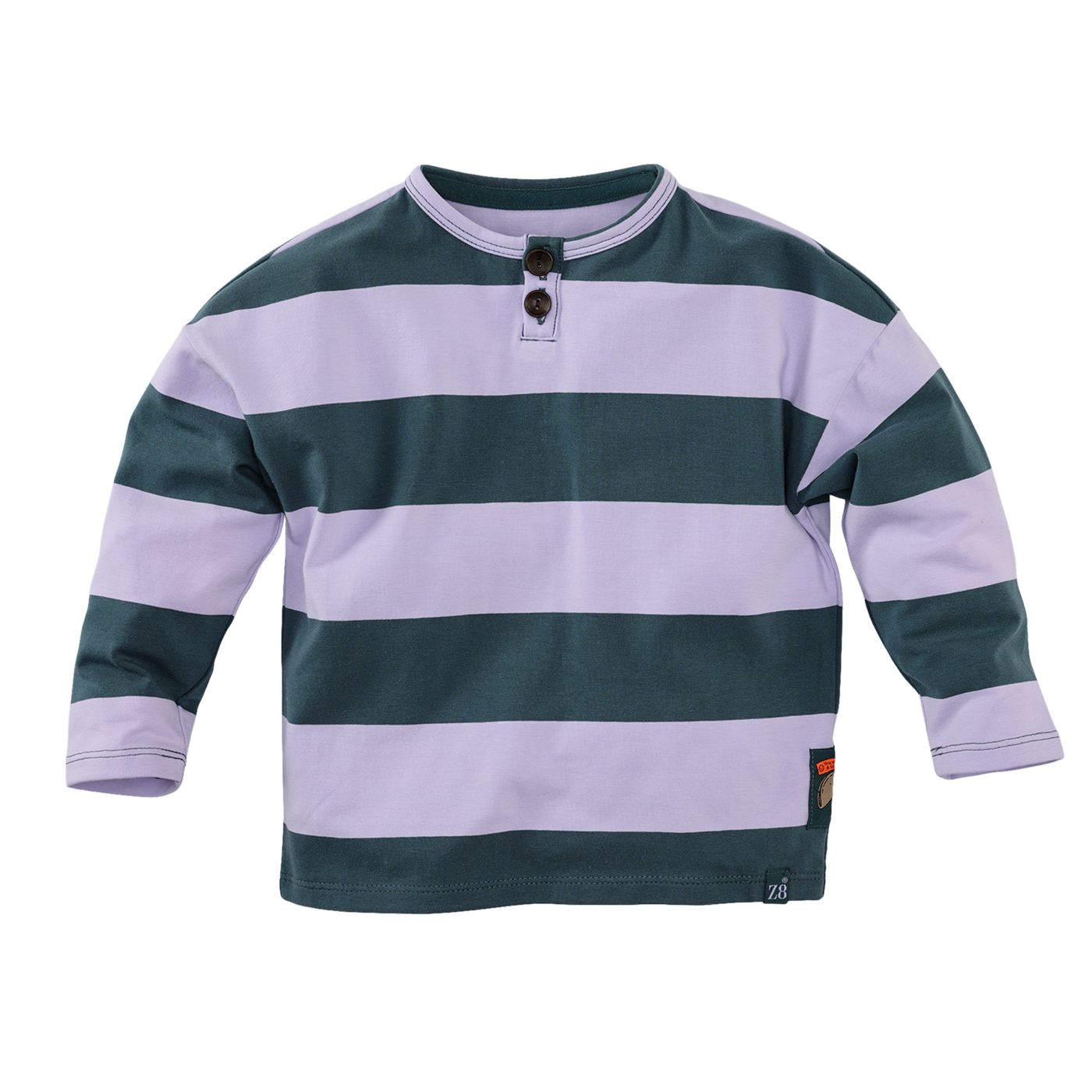 Z8 Longsleeve Stripe Isaac - Morning Violet
