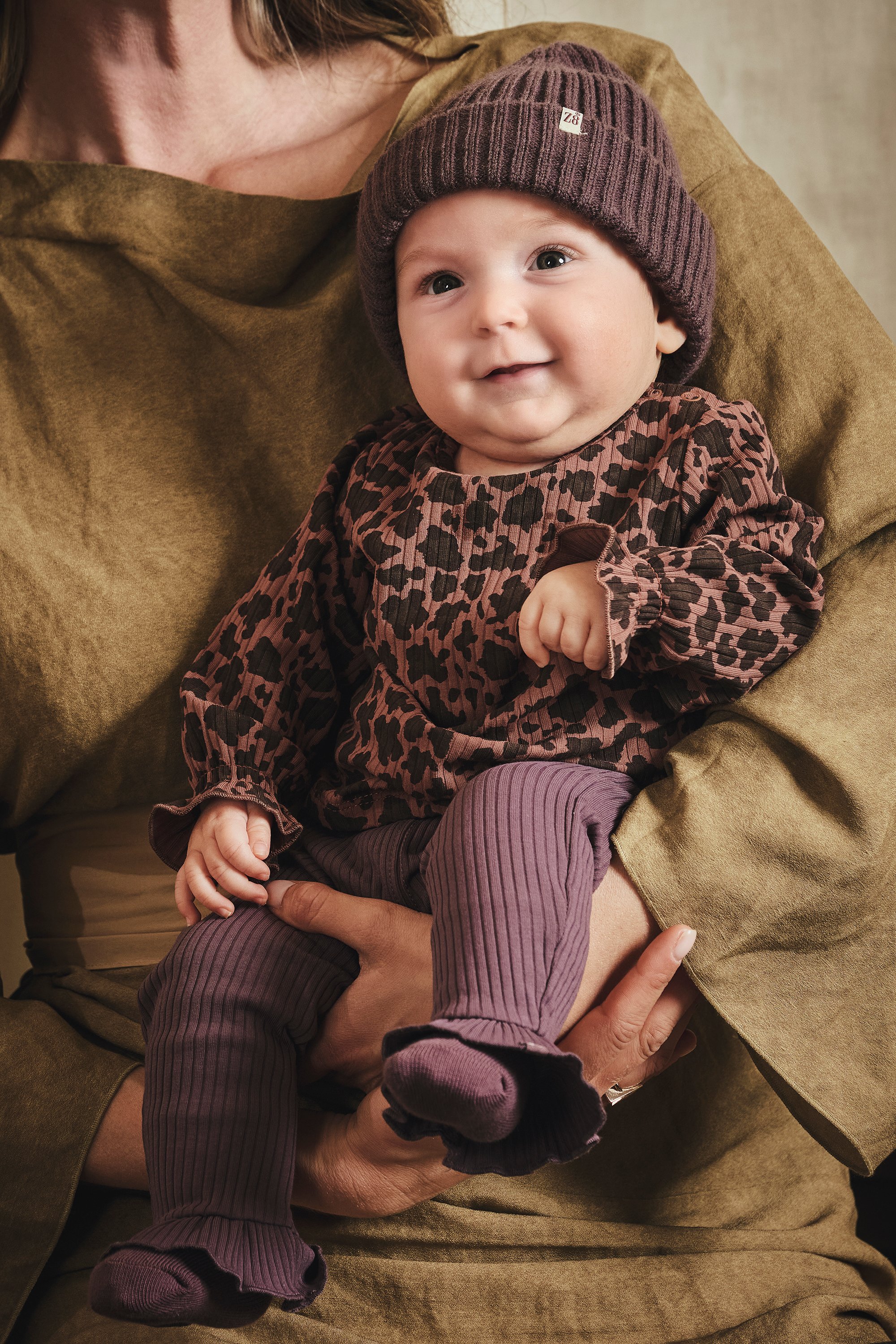 Z8 Legging Tricot Rib Miracle - Frosted Plum