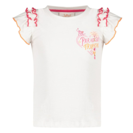 Jubel T-Shirt Rushes Offwhite - Samba Shake
