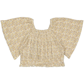 Levv Shirt Sindy - AOP Sand Leaves