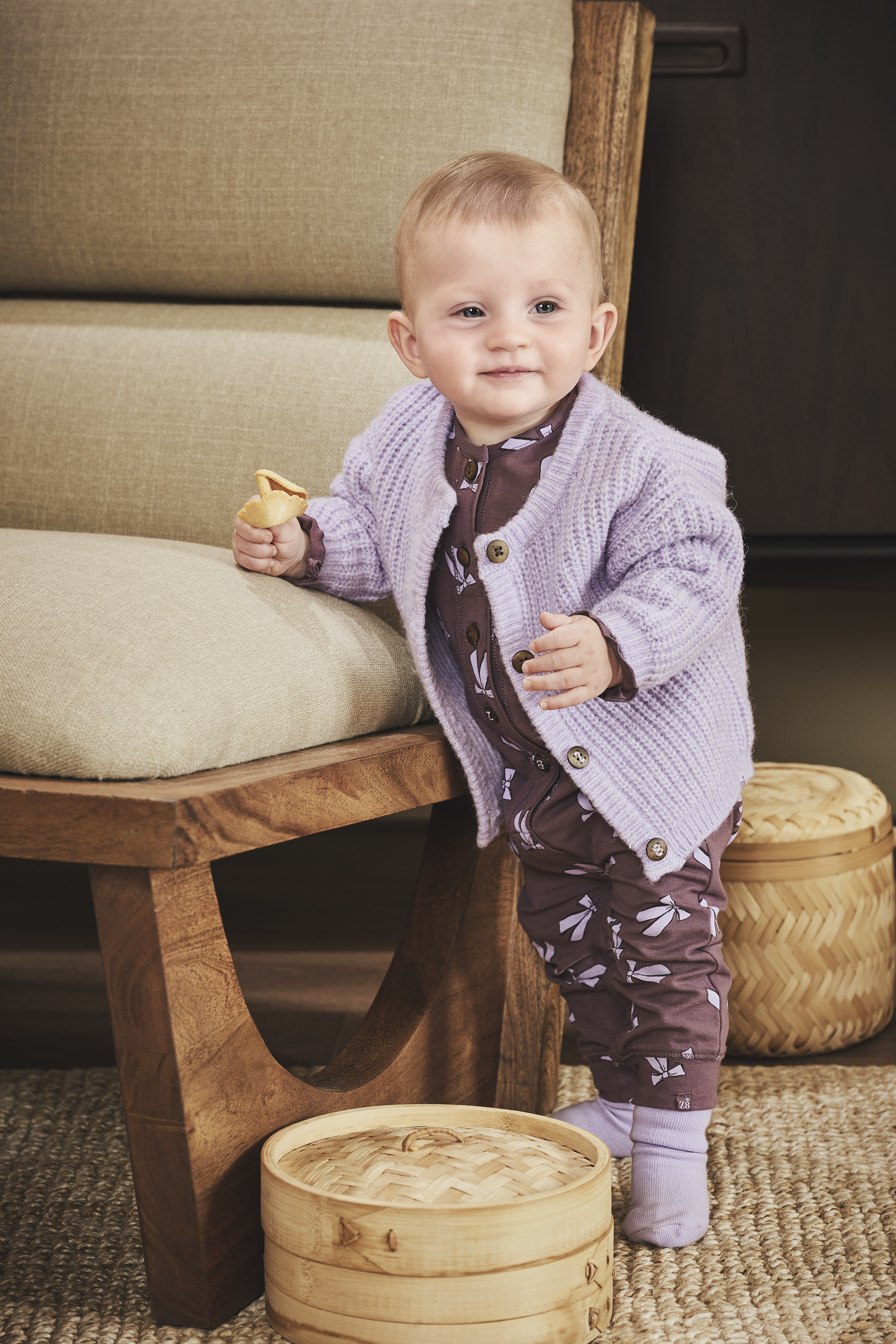 Z8 Knitted Vest Yanou - Morning Violet