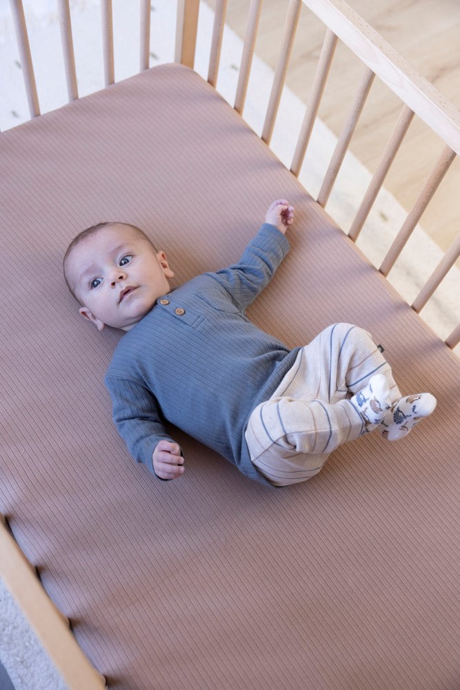 Feetje Broek Streep Taupe melange - Howdy