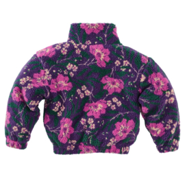 Z8 Teddy Jacket  Tallulah met Bloemprint - Acai