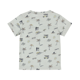 Dirkje T-Shirt AOP - Bright Blue