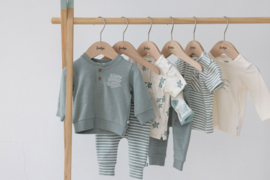 Feetje Sweater Zeegroen - Turtelly Cool