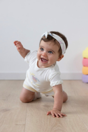 Feetje Short Streep Badstof Geel - Sunshine