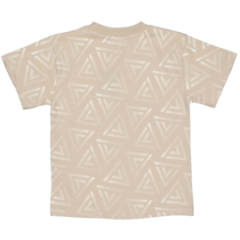 Levv Shirt Sebas - AOP Sand Graphic