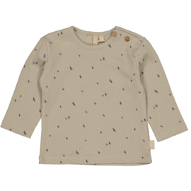 Levv Longsleeve Leon - AOP Grey Sketch