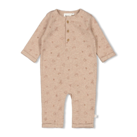 Feetje Pak Rib AOP Hazelnoot Melange - Fall Favorites