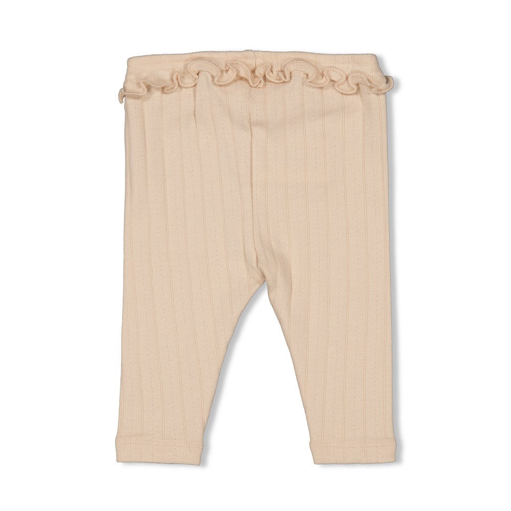 Feetje legging Pointelle Rib Offwhite - Woodland Bloom